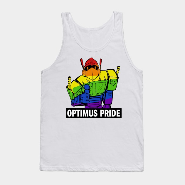 Optimus Pride Tank Top by KodiSershon